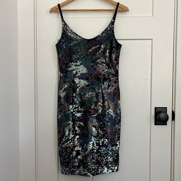 Oleg Cassini Vintage Sequin Dress